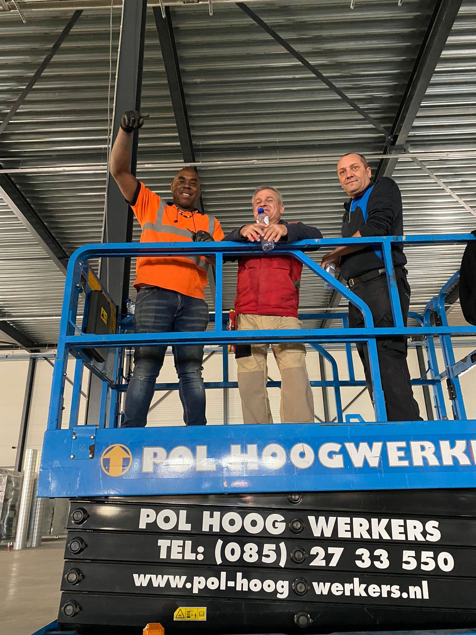 Persoonlijk contact tijdens een projectbezoek van Volt Detachering